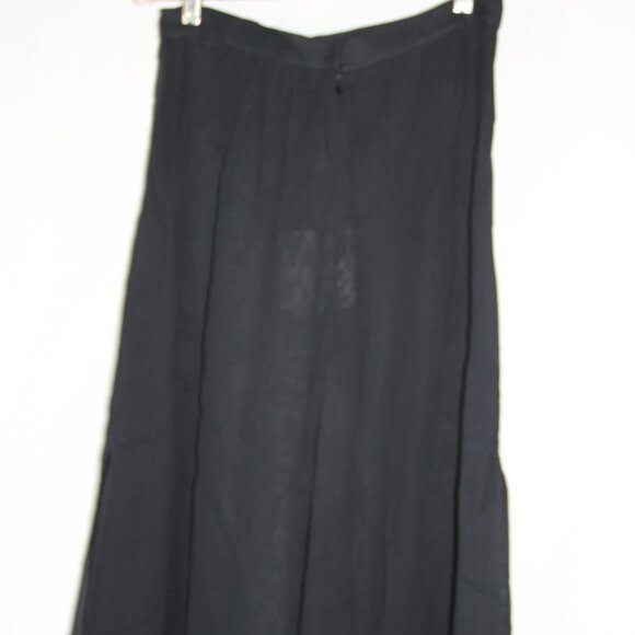 Tadashi Pants Women's US 6 Rayon Black Wide Leg Lace Overlay Pants Dressy - Picture 7 of 14